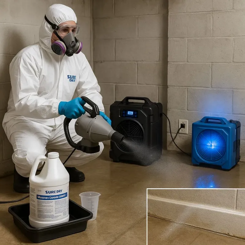 Sanitization and Odor Removal process in South Toms River, NJ