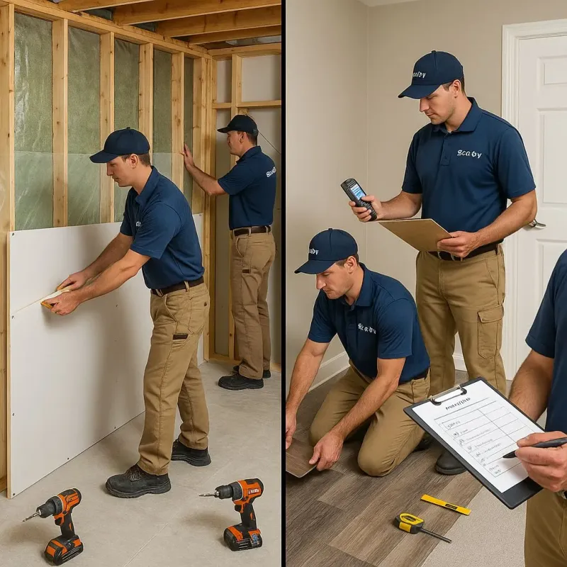 Repairs and Reconstruction process in South Toms River, NJ